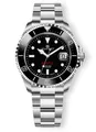 Gigandet Automatikuhr Made in Germany, Herrenuhr, Saphirglas, SEA GROUND 300 CERAMIC DATE G300-013M-C, Taucheruhr, Keramiklünette, Swiss SuperLuminova, Armbanduhr, Schwarz