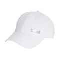adidas Unisex Baseball Lightweights Metal Hat, White, M-L