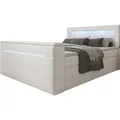 Boxspringbett Repos mit TV Lift, USB und LED H3 (70-100kg)