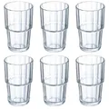 Arcoroc ARC 60440 Norvege Trinkglas, Wasserglas, Saftglas, 270ml, Glas, transparent, 6 Stück