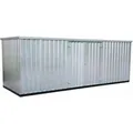 LagercontainerXXL 6m Lagercontainer mit Doppeltür auf der Langen Seite Voll Verzinkt 5,88x2,14x2,09