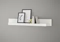 Wandboard HOME AFFAIRE "Cantara, modernes Wandregal, Hängeregal mit Ablagefach", weiß (weiß, weiß hochglanz), B:150cm H:20cm T:18cm