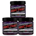Manic Panic Plum Passion Classic Creme, vegan, tierversuchsfrei, violette semipermanente Haarfarbe, 3 x 118 ml