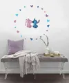 Komar Wandtattoo - Stitch and Angel Cutie - Größe 50 x 70 cm - Disney, Wandsticker, Kinderzimmer, Aufkleber, Bunt