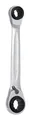 KS Tools 4 in 1 GEARplus umschaltbar Doppel-Ratschenringschlüssel, 21 x 22 x 24 x 27 mm - 503.4553