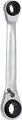 KS Tools 503.4553 4 in 1 GEARplus umschaltbar Doppel-Ratschenringschlüssel, 21x22x24x27mm