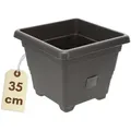 GarPet Pflanzkübel Pflanzkübel Groß Außen Pflanzkübel Rechteckig Blumenkübel 25 35 40 35 cm