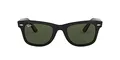 Ray-Ban Unisex-Erwachsene 901 50 Sonnenbrille, Schwarz (Black/Crystal Green)