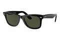 Ray-Ban RB2140 Wayfarer 901 Sonnenbrille Schwarz G-15 Grün Gr. 50