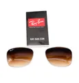 2 Ray Ban Brillengläser Wayfarer 2140 50/ Farbe braun Verlauf 1 Paar Neu