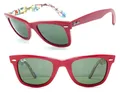 Ray Ban SONNENBRILLE ROT GRÜN WAYFARER RB 2140 SPECIAL 1031 NEW YORK 2132 ETUI