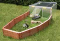 Juwel Auslaufgehege für Schildkröten (Terracotta, Zubehör für Schildkrötenhaus Paula, inkl. 14 Bausteine, einfache Montage, Freilauf für Reptilien) 20329