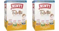 Rinti Filetto Multibox | im Doppelpack, insgesamt 16 x 100g | fettarmes Ergänzungsfutter für Hunde mit Huhn, Schinken, Herz, Gemüse & Ente, reich an Filetstücken, leicht verdaulich