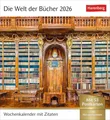 Die Welt der Bücher Postkartenkalender 2026 - Wochenkalender mit 53 Literaturpostkarten: Von den schönsten Bibliotheken bis zum gemütlichen Lesesessel ... 53 Postkarten in einem Kalender