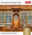 Die Welt der Bücher Postkartenkalender 2026 - Wochenkalender mit 53|Kalender