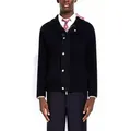 THOM BROWNE Strickjacke Tricolor Sweater Blouson Jacke blau