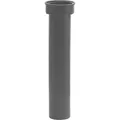 Kunststoffrohr Rohr Verstellrohr 11/2" Zoll ø 40mm anthrazit Länge 20cm Rezyklat