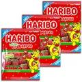 3 er Pack Haribo Wilde Erdbeeren 175g Saures Fruchtgummi mit Erdbeergeschmack