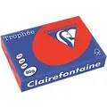 Clairefontaine DIN A4 Farbiges Papier Rot 80 g/m2 Matt 500 Blatt