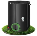 Melko Regentonne Regenwassertank faltbar Regenfass Wassertank Regenwassertonne, 100 l, (Stück, Stück), inkl. 2 Meter Wasserschlauch mit Anschluss