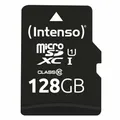 Intenso Premium microSDXC 128GB Class 10 UHS-I Speicherkarte inkl. SD-Adapter (bis zu 90 MB/s), schwarz