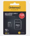 Intenso Micro SDXC Karte 128GB Speicherkarte UHS-I Premium 90MB/s Class 10
