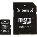 Intenso microSDXC Cards 128GB C10 UHS-I Premium mit Adapter MicroSD Karte