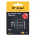 Intenso Micro SDXC Karte 128GB Speicherkarte UHS-I Premium 90MB/s Class 10