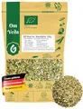 BIO Mate Tee 500g | Mateblätter pur frisch & grün fair | Matetee aus Mateblättern | Schonend getrocknet | Aromatisch | Ideal für heiße und kalte Tees | Premium Qualität | OmVeda