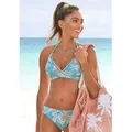 Sunseeker Triangel-Bikini-Top Suva, mit Mesh-Einsatz und Wickeloptik blau 32
