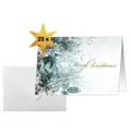 Sigel 25 SIGEL Weihnachtskarten Eucalyptus magic DIN A6 4004360786440 Sigel 25 Stück