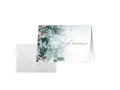 SIGEL DS086 Weihnachtskarten-Set "Eucalyptus magic", A6 quer, 25 Karten mit Umschlägen, optimal zum Bedrucken, aus nachhaltigem Papier