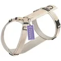 STUCH Hunde-Geschirr STUCH - Hundegeschirr - verstellbares Nylon Geschirr - gepolstert beige L