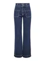 ONLY Female Jeans mit weitem Bein ONLJUICY Hohe Taille Weiter Beinschnitt Jeans