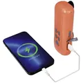 RD5035 Kurbel-Radio Outdoor LED-Taschenlampe mit FM-Radio, Powerbank, - Orange