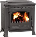 Plamen Gusskaminofen EEK  Tena 9,5kW – Massiver Holzofen Gussofen & Kochplatte