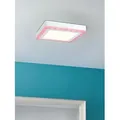Paulmann LED Panel Aufputzlampe Deckenlampe Aufputz Aufbau Wandleuchte RGB Ferinbedienung 25x25cm Dimmbar - Weiß
