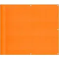 vidaXL Balkon-Sichtschutz Orange 90x1000 cm 100% Polyester-Oxford 42002143