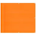 vidaXL Balkon-Sichtschutz Orange 90x1000 cm 100% Polyester-Oxford, Balkonsichtschutz, Balkonbespannung, Balkon Windschutz, Sichtschutz