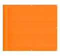 vidaXL Balkonsichtschutz Balkon-Sichtschutz Orange 90x1000 cm 100% Polyester-Oxford (1-St)
