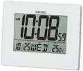 Seiko Quarzwecker Wecker, Digitalwecker, Datum, Beleuchtung, 12/24 Std. Anzeige