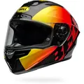 Bell Race Star DLX Flex Offset, Integralhelm - Schwarz/Gelb/Rot - S