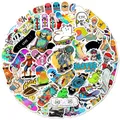 Skateboard Aufkleber - 50 Stück Graffiti Stickers für Motorräder, Fahrrad, Snowboard, Gepäck, Laptop, Auto, Koffer - Wasserdichte Vinyl Stickers für Kinder und Jugendliche