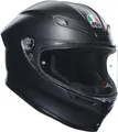 AGV - K6 S AGV E2206 MPLK, Integralhelm Motorrad, Unisex, Mattschwarz, XXL, Matte Black