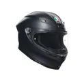 Helm AGV K6 S Solid matt black Gr. XXL Motorradhelm Integralhelm Racing Sport