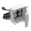 4-fach Gartensteckdose Außensteckdose Steinoptik Outdoor 5m Kabel