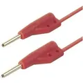 Sks Hirschmann - Mvl 2/50 Rt Messleitung Stecker 2 Mm Stecker 2 Mm 0.50 M Rot 1 St.
