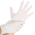 Friedlich &Assoziierte GmbH Nitrilhandschuhe Safe Light S weiß, Puderfrei, 100 Stück -