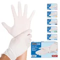 franz mensch 27069 Nitril-Handschuh "SAFE LIGHT" HYGONORM, S, weiß