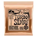 Ernie Ball Turbo Slinky Nickelwound E-Gitarrensaiten, 3er-Pack, Stärke 9.5-46